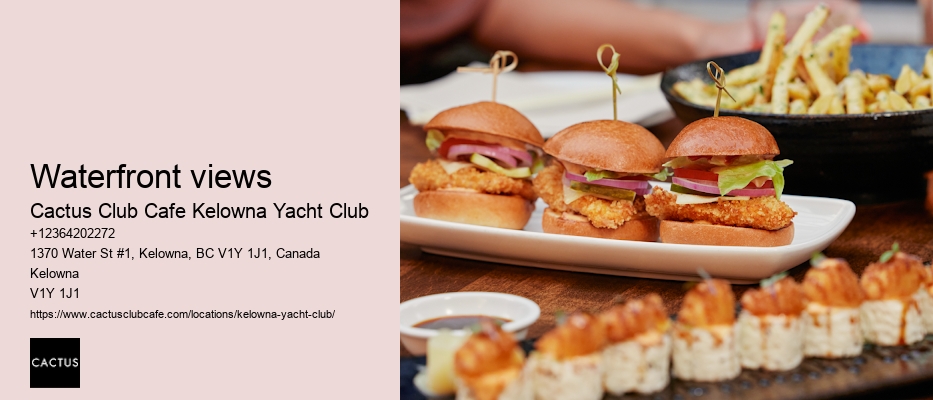 Kelowna restaurant with signature cocktails