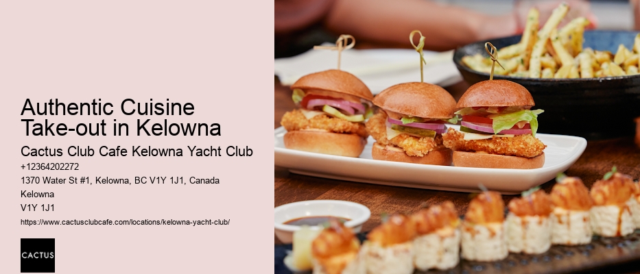 Best-rated restaurants in Kelowna