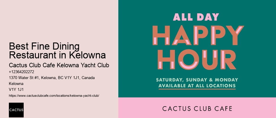Kelowna's culinary journey unraveled