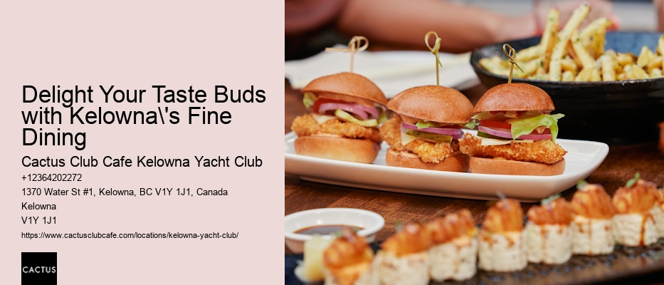 Local eateries Kelowna