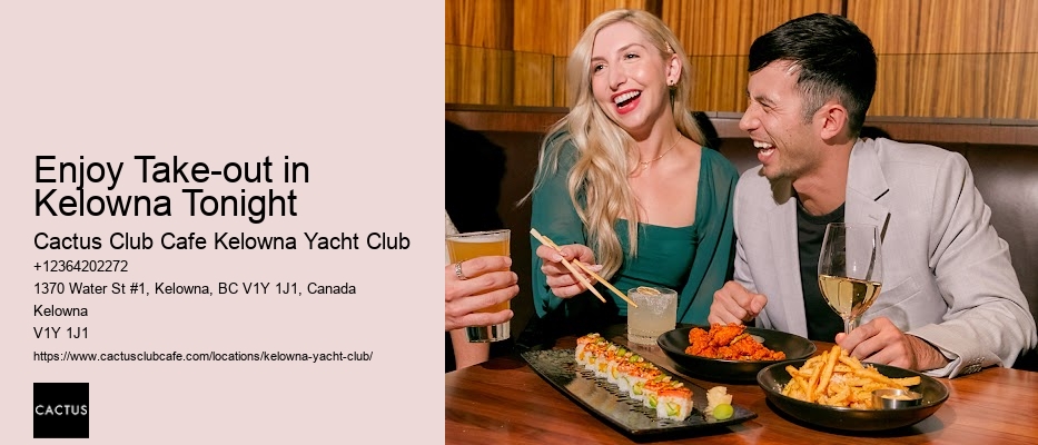 Kelowna Restaurants with Delivery