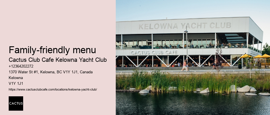 Best-rated restaurants in Kelowna