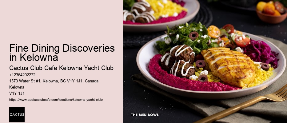 Family-Friendly Restaurants Kelowna