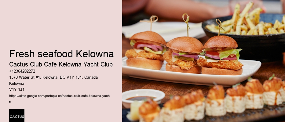 Kelowna Restaurants with Wheelchair Access