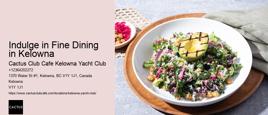 Kelowna Farm-to-Table Dining