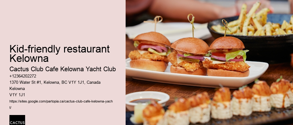 Kelowna Restaurants with Comfort Food Favorites