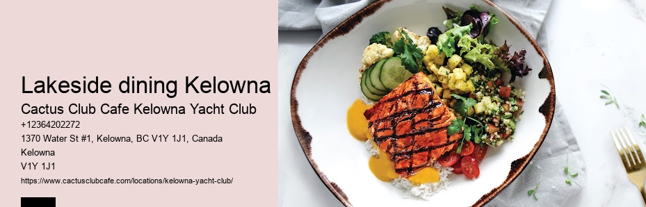 Relish Kelowna's dining treasures