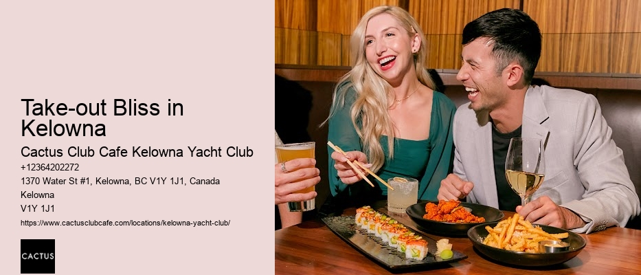 Relish Kelowna's dining treasures