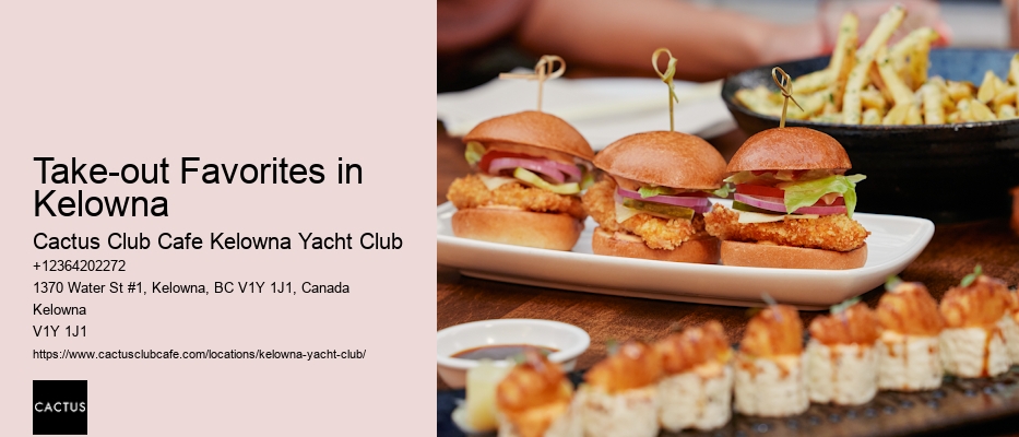 Kelowna Restaurant Menus
