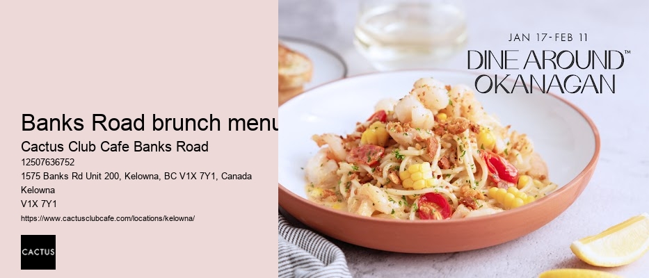 Banks Road locally inspired cuisine