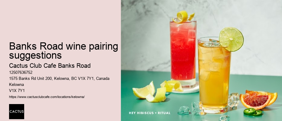 Kelowna restaurant with handcrafted cocktails