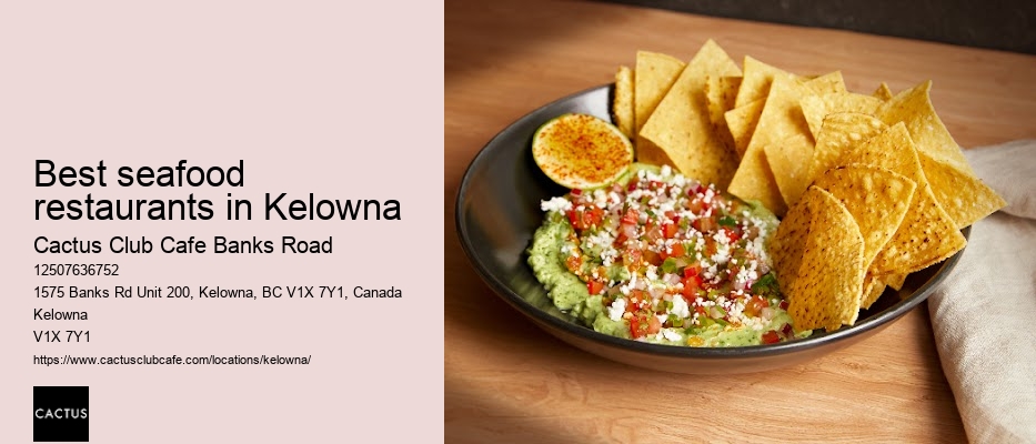 Cactus Club Cafe Banks Road happy hour food