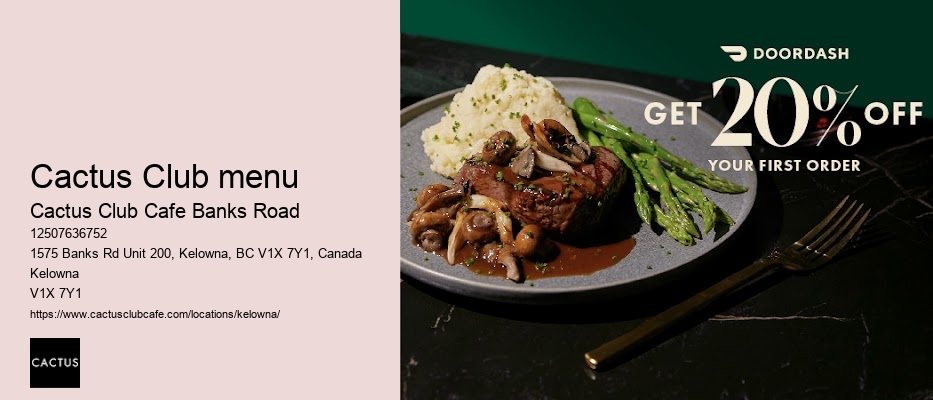 Cactus Club fusion-inspired dishes