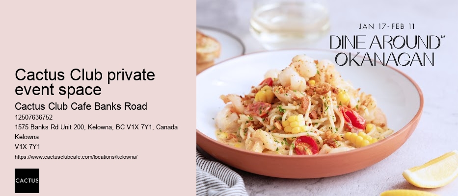 Cactus Club Cafe Banks Road reservation app