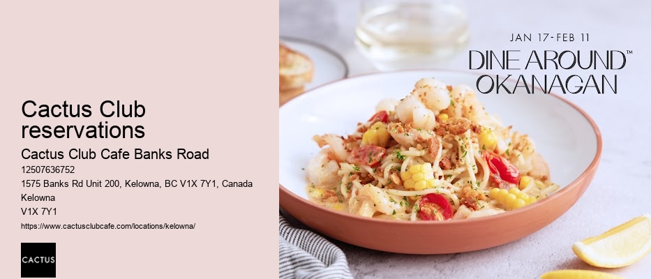 Kelowna restaurant with wine tasting events