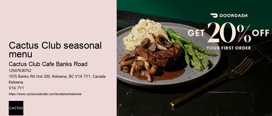 Kelowna restaurant with takeout options