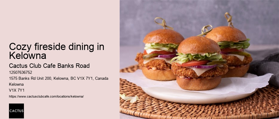 Kelowna restaurant with wine pairing options