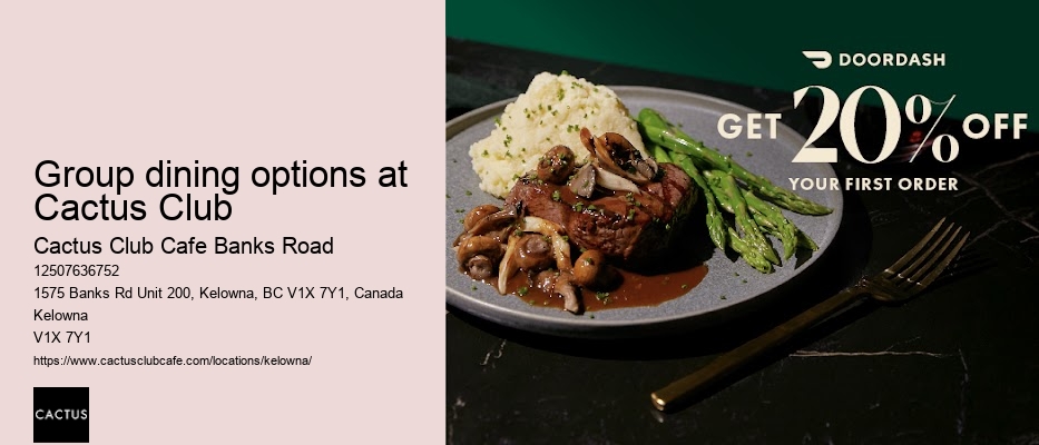 Kelowna restaurant with weekday lunch deals