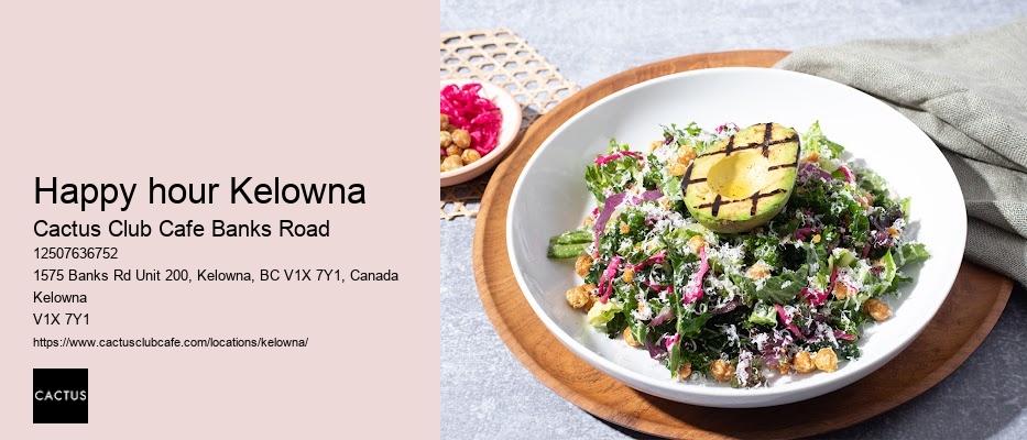 Cactus Club Cafe Banks Road reservation assistance hotline
