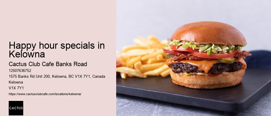 Banks Road cuisine