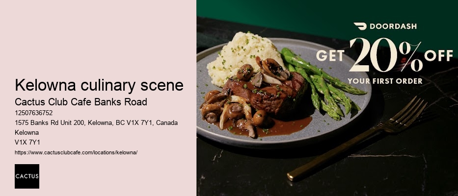 Kelowna restaurant with vegetarian options