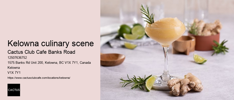 Kelowna restaurant with wine tasting events