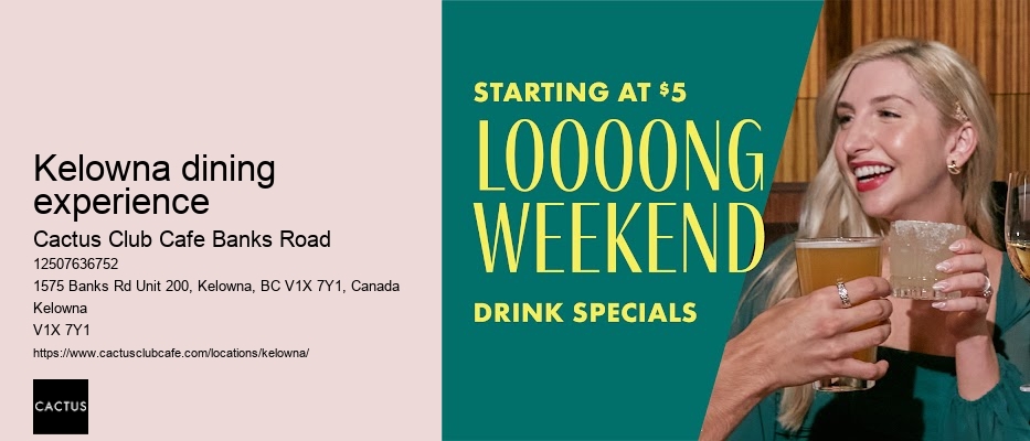Exciting Kelowna nightlife scene