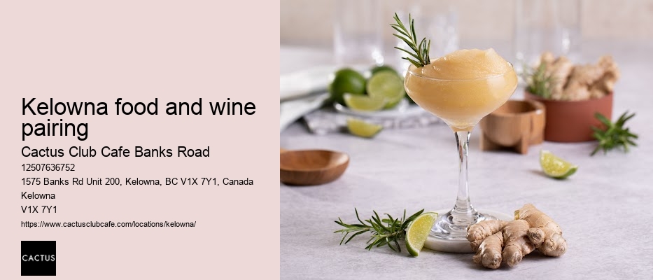 Cactus Club Cafe Banks Road signature dishes