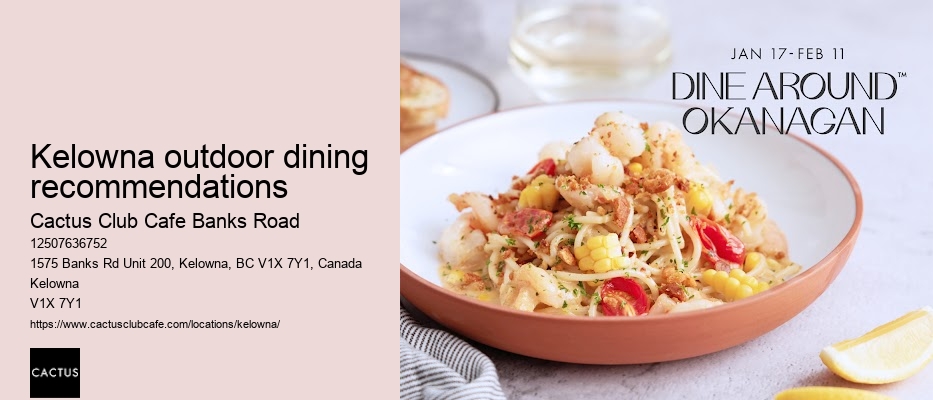 Kelowna restaurant reservations
