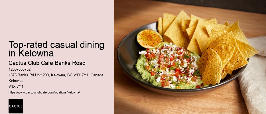 Banks Road culinary masterpieces