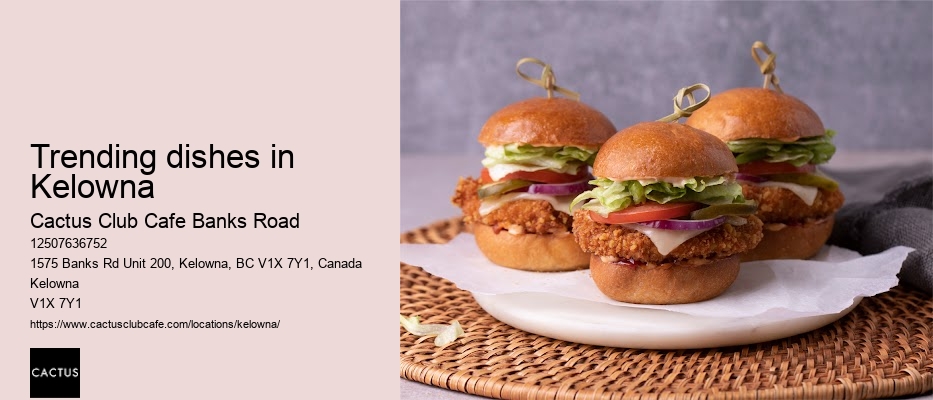 Cactus Club Cafe menu