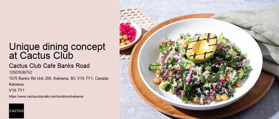 Award-winning cuisine in Kelowna