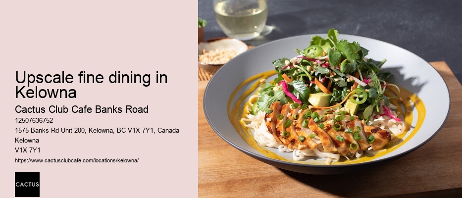 Cactus Club fine dining options
