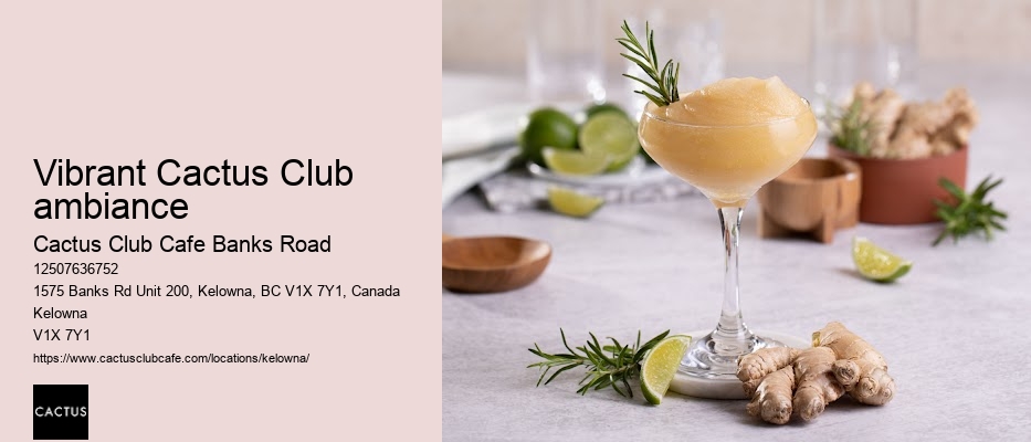 Kelowna restaurant with seasonally inspired dishes
